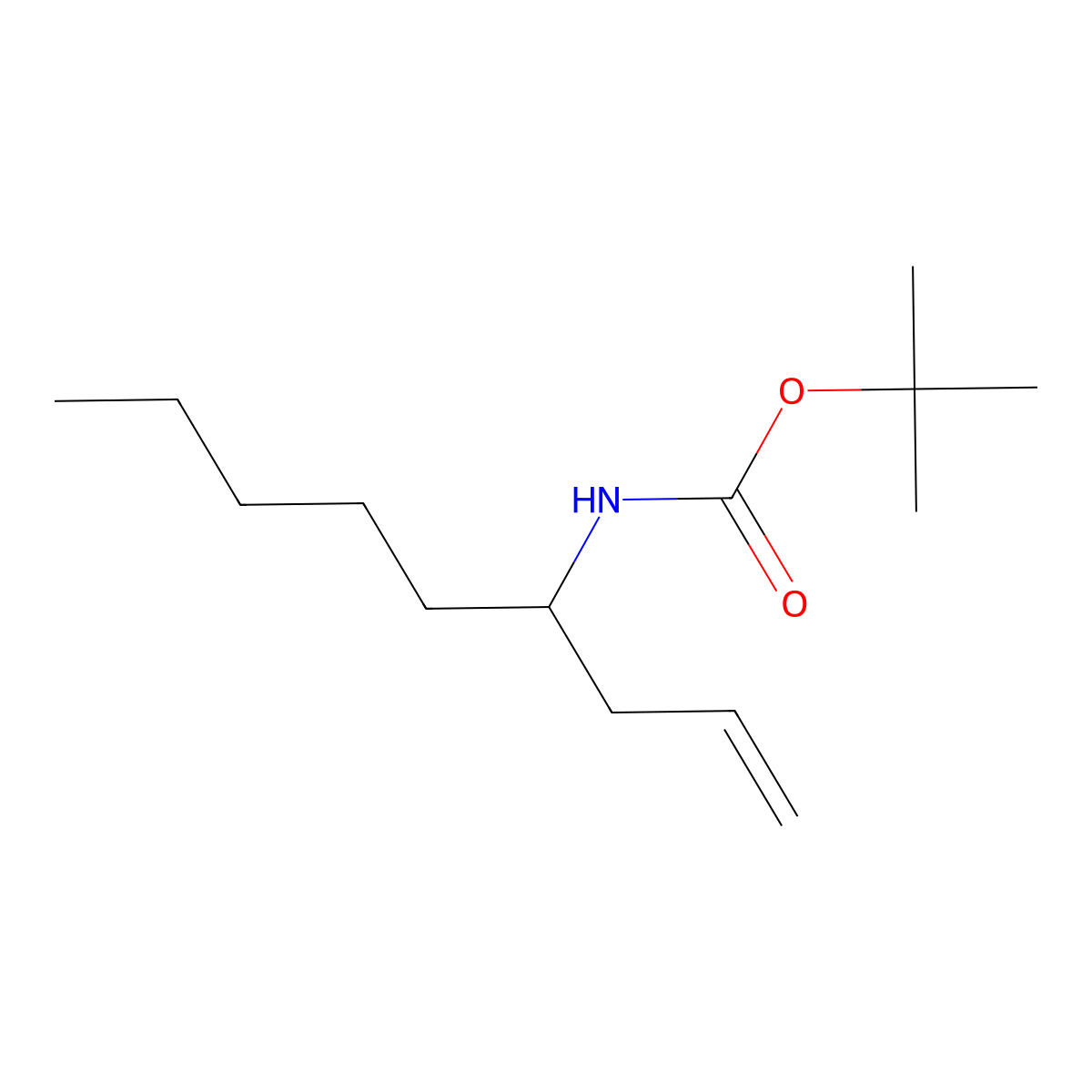 Tert-butyl non-1-en-4-ylcarbamate molecular structure, CAS 1335042-66-4