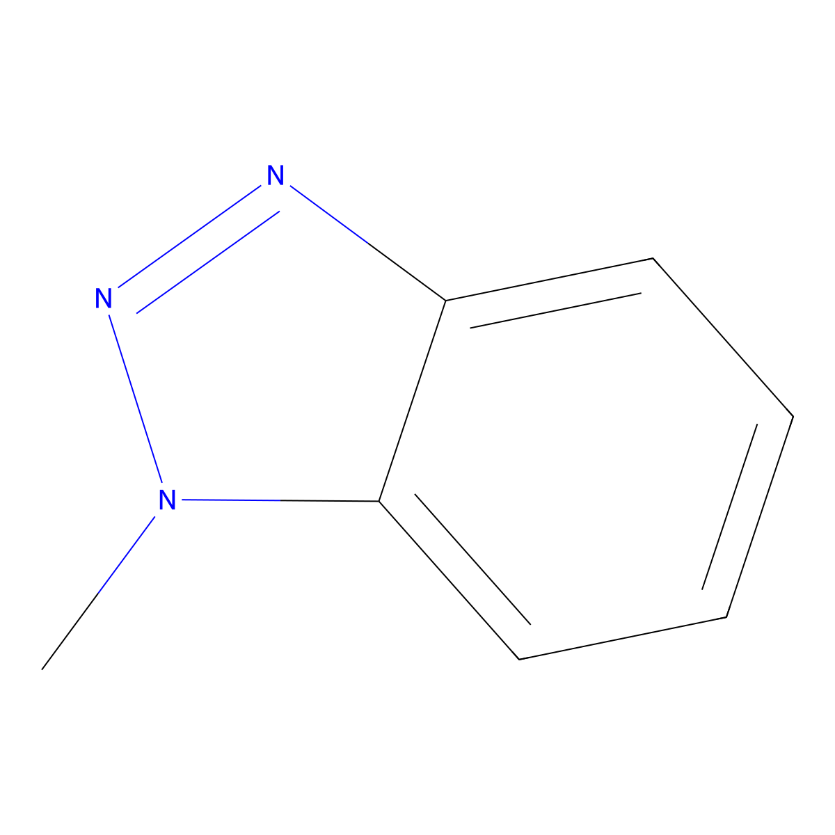 1-Methylbenzotriazole molecular structure, CAS 13351-73-0