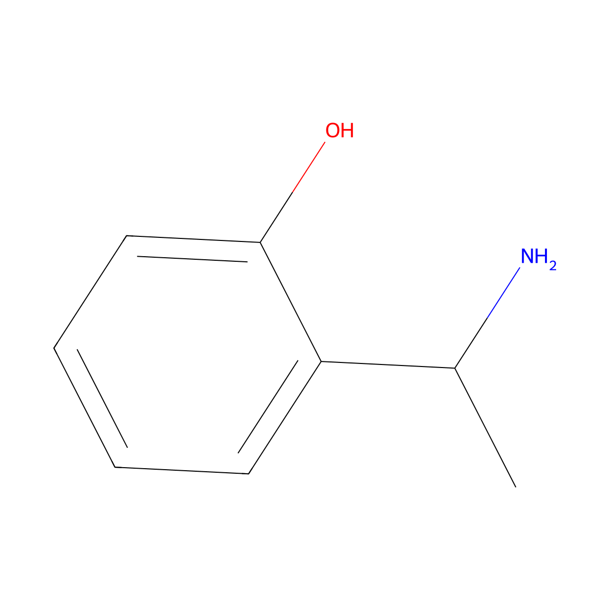 (S)-2-(1-Aminoethyl)phenol molecular structure, CAS 133511-37-2