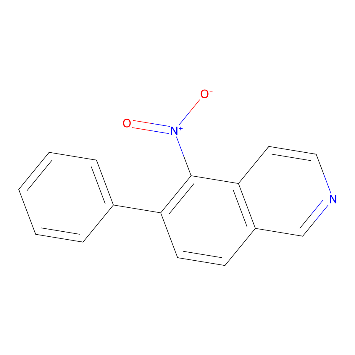 5-Nitro-6-phenylisoquinoline molecular structure, CAS 1335110-55-8