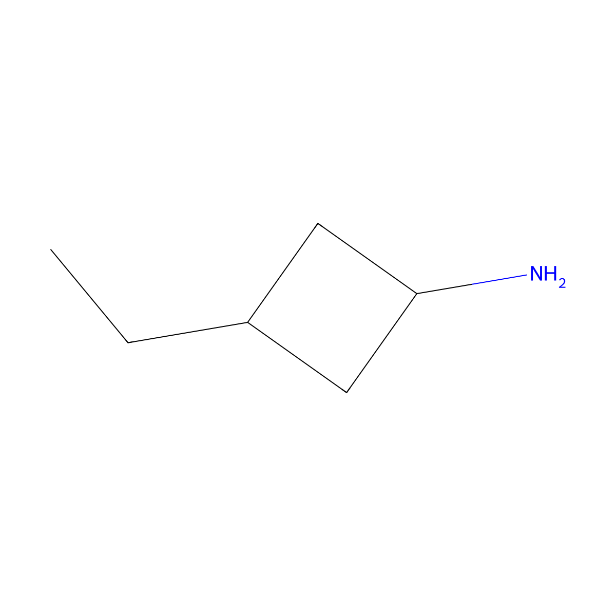 3-Ethylcyclobutan-1-amine molecular structure, CAS 1335139-17-7
