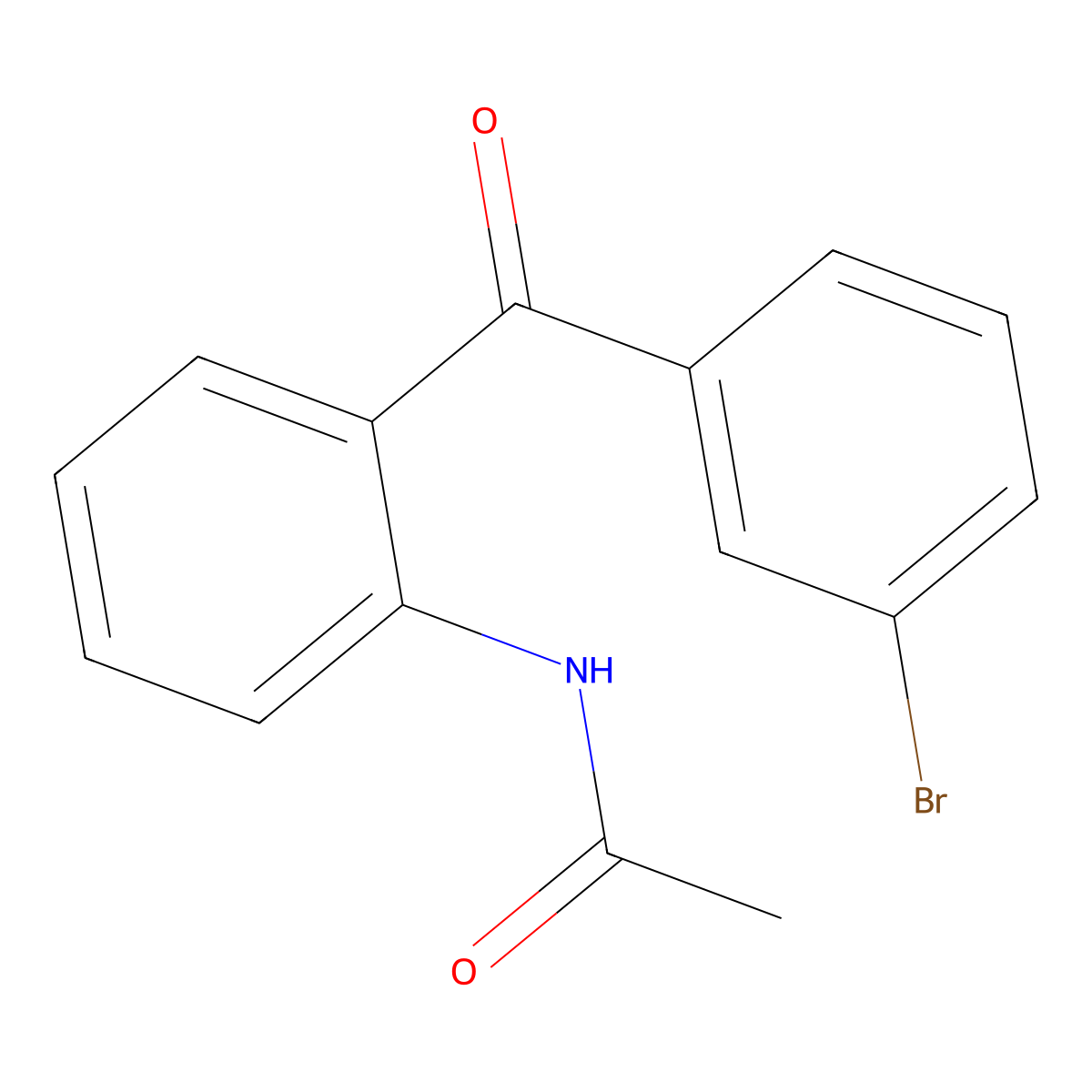 N-(2-(3-Bromobenzoyl)phenyl)acetamide molecular structure, CAS 1335211-10-3