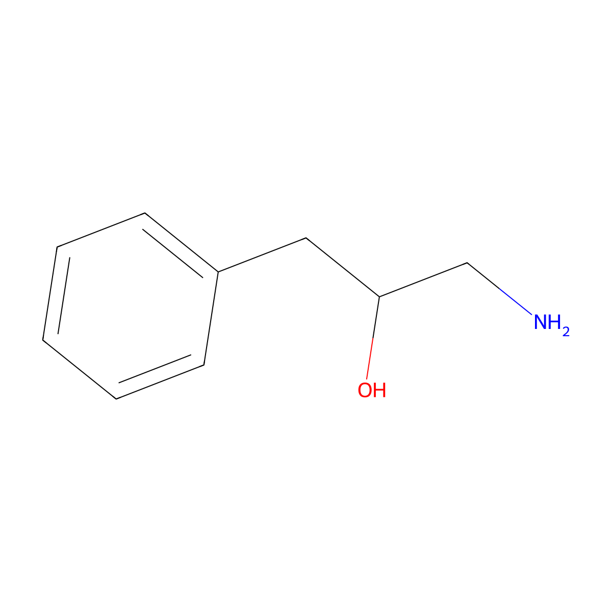 (2S)-1-amino-3-phenylpropan-2-ol molecular structure, CAS 133522-38-0