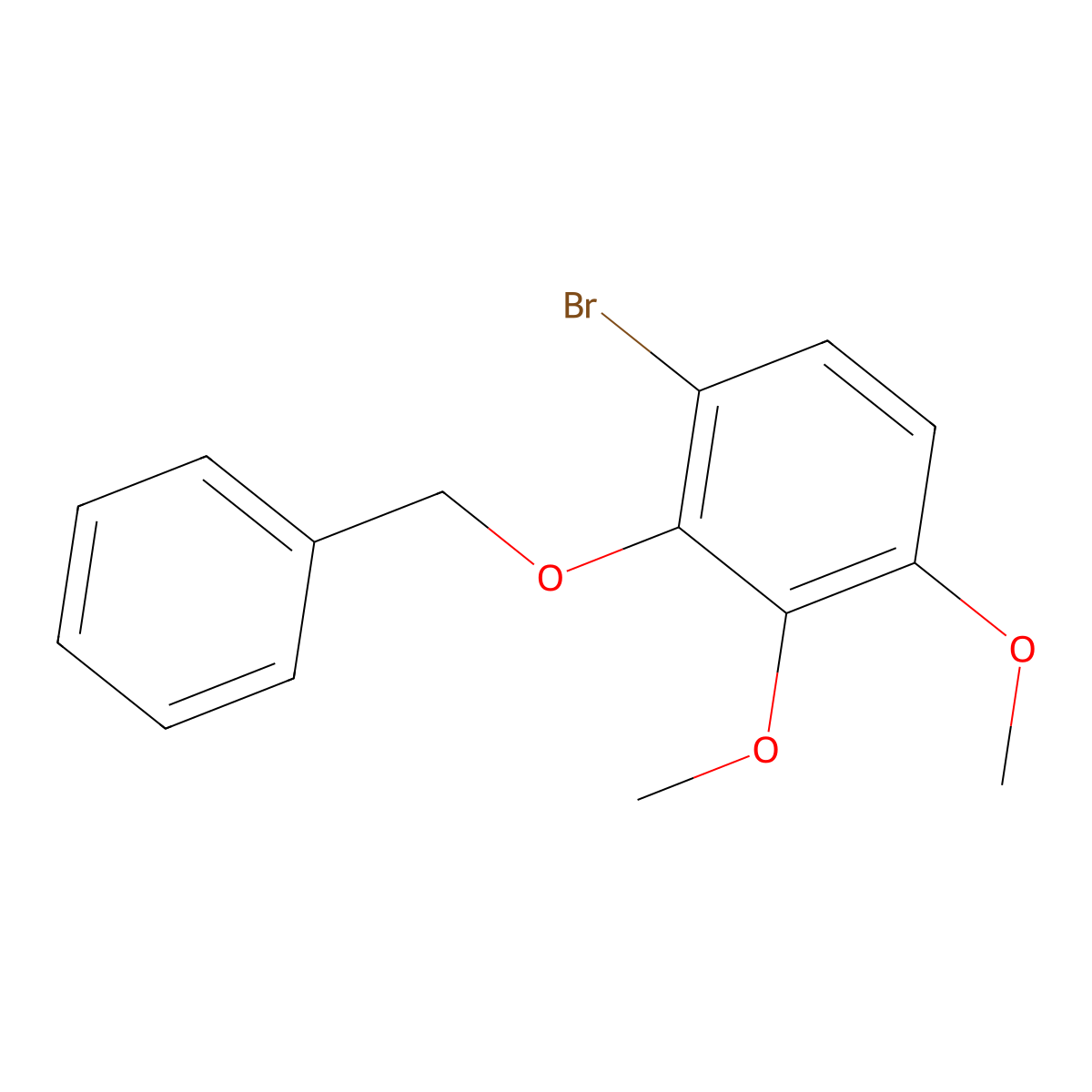 2-(Benzyloxy)-1-bromo-3,4-dimethoxybenzene molecular structure, CAS 1335227-07-0
