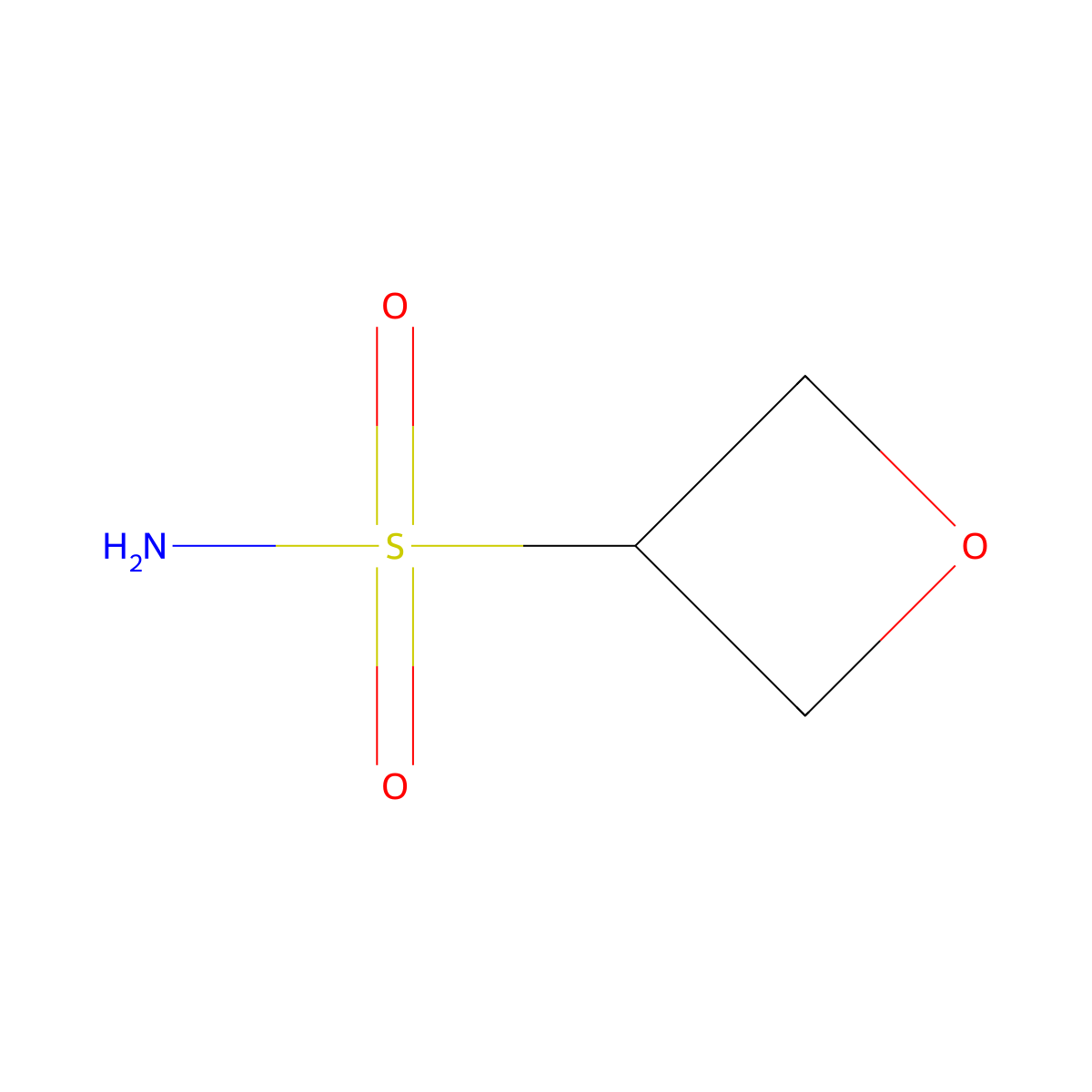 Oxetane-3-sulfonamide molecular structure, CAS 1335234-13-3