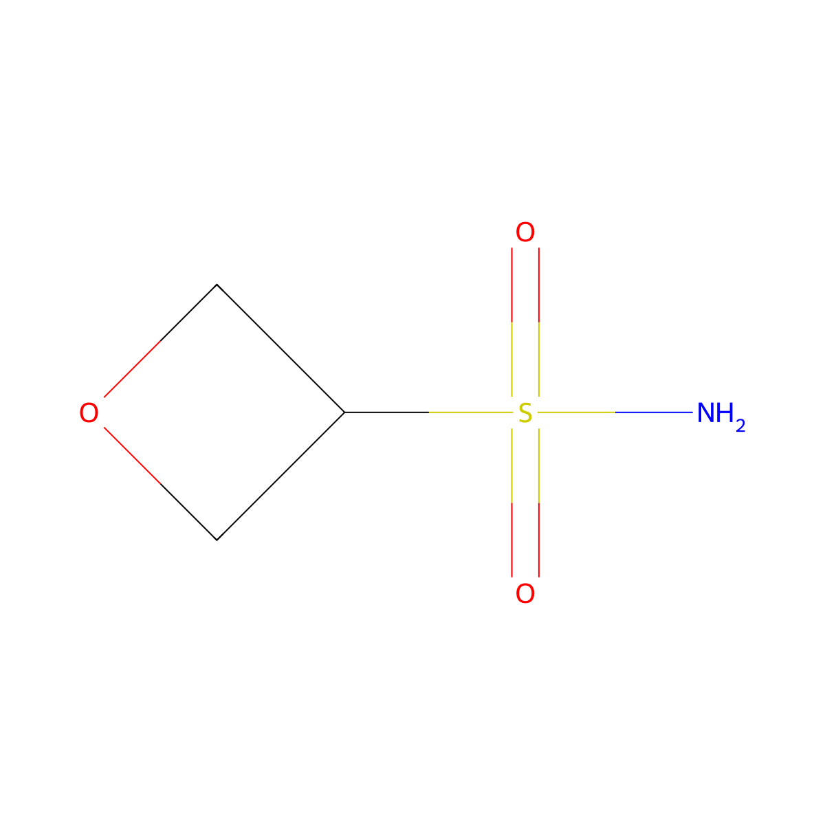 Oxetane-3-sulfonamide molecular structure, CAS 1335234-13-3