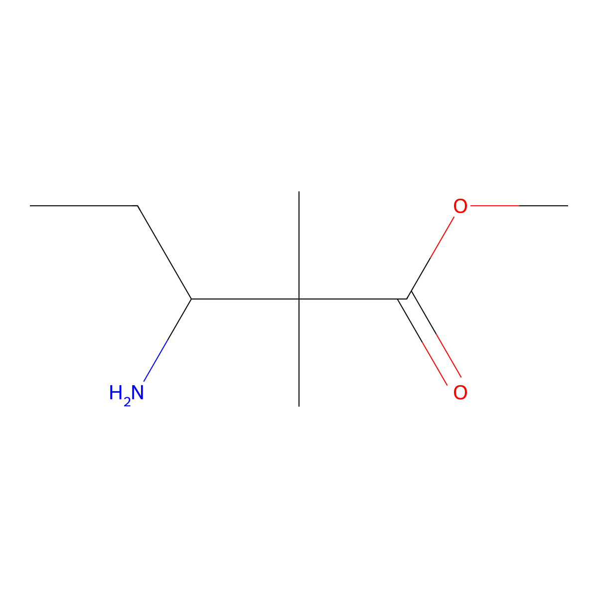 methyl (3R)-3-amino-2,2-dimethylpentanoate molecular structure, CAS 1335370-41-6
