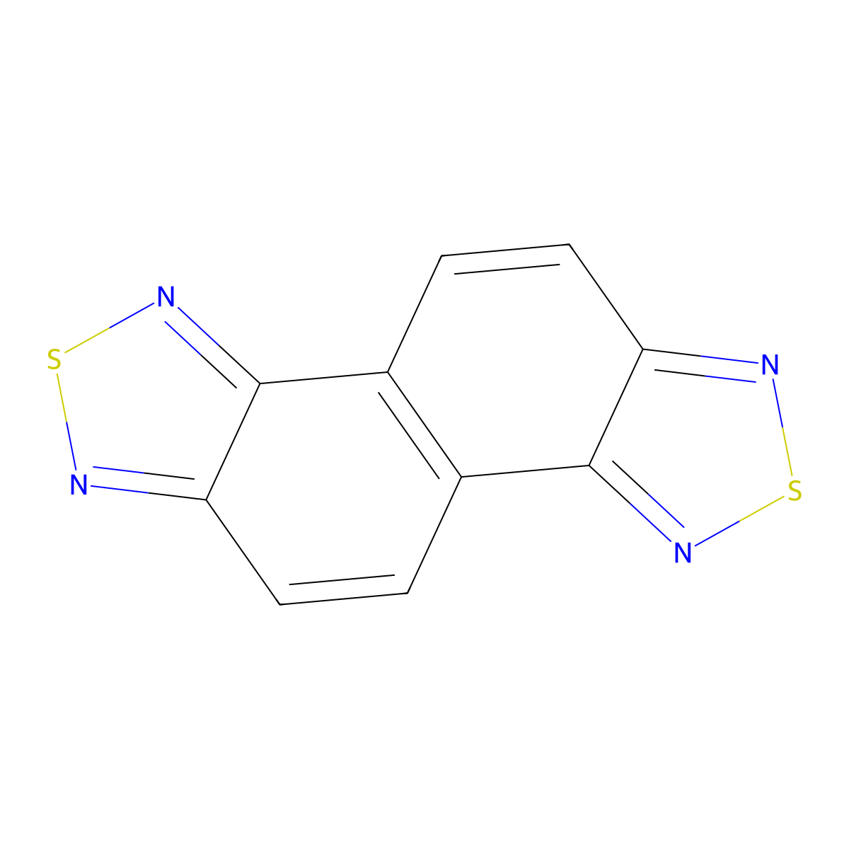 Naphtho[1,2-c:5,6-c']bis([1,2,5]thiadiazole) molecular structure, CAS 133546-47-1