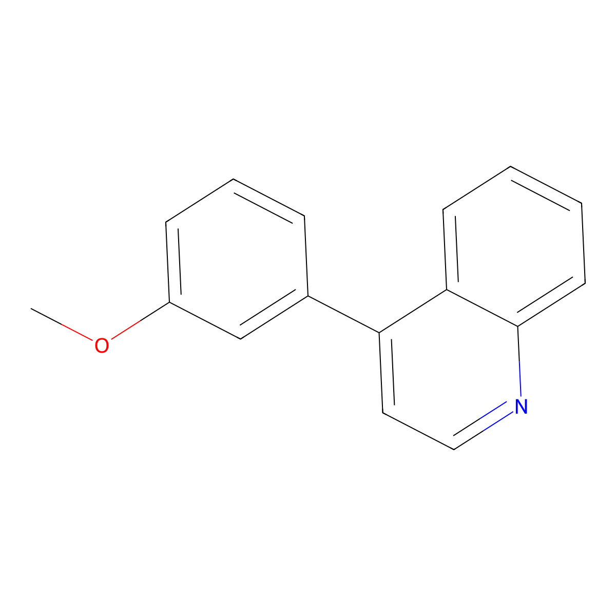 4-(3-Methoxyphenyl)quinoline molecular structure, CAS 1335558-29-6