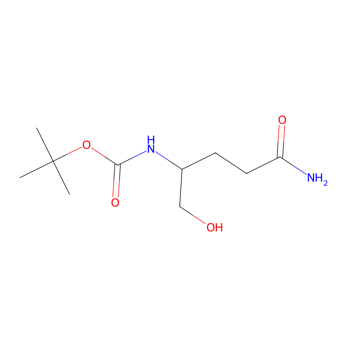 boc-Glutaminol molecular structure, CAS 133565-42-1