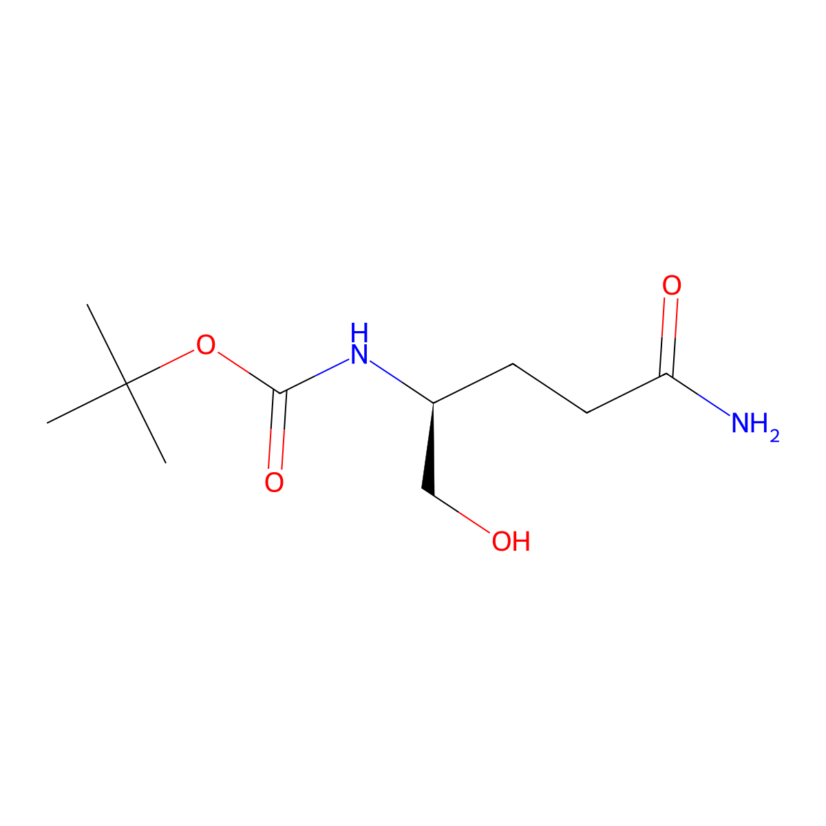 boc-Glutaminol molecular structure, CAS 133565-42-1