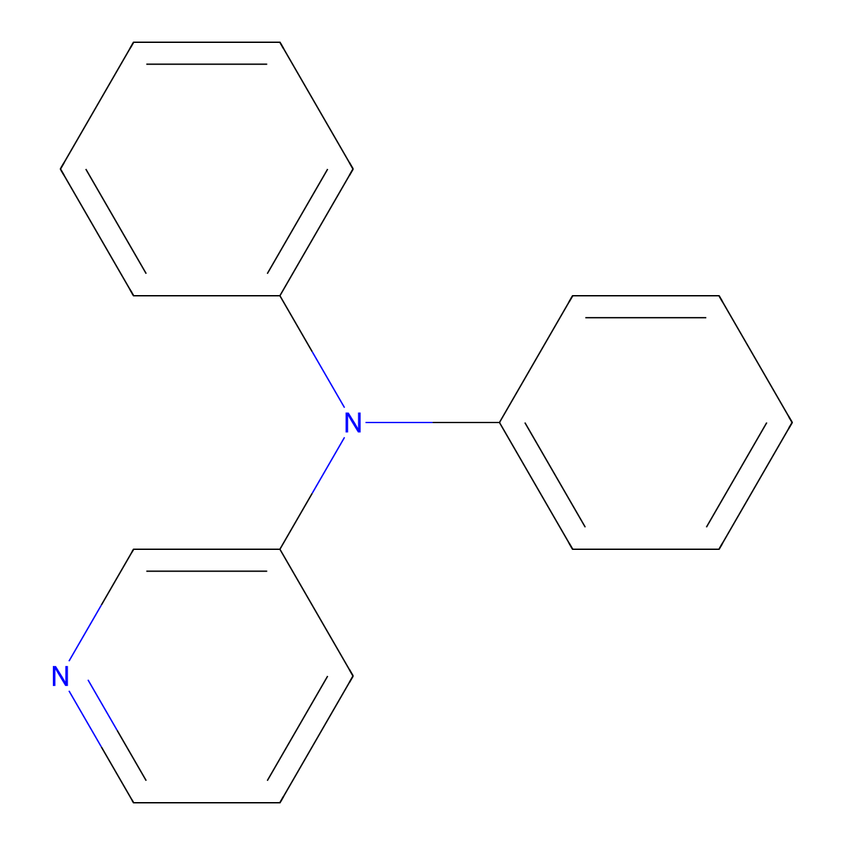 N,N-diphenylpyridin-3-amine molecular structure, CAS 133568-48-6