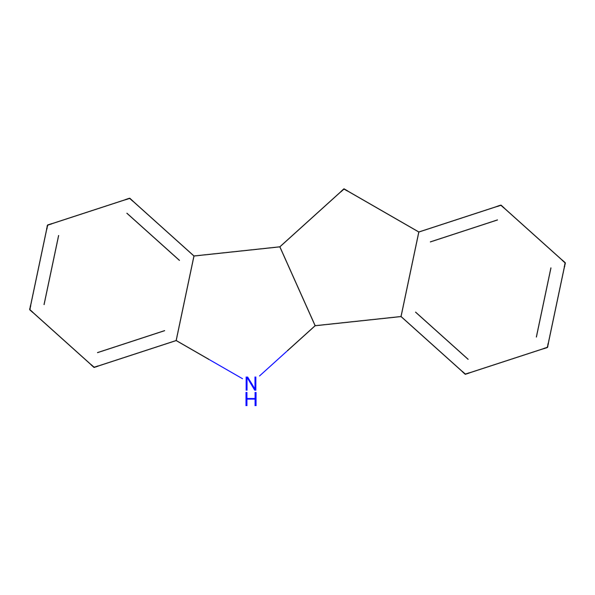 4b,5,9b,10-Tetrahydroindeno(1,2-b)indole molecular structure, CAS 133571-34-3