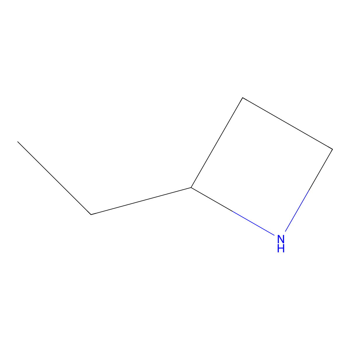 (R)-2-Ethylazetidine molecular structure, CAS 1335798-70-3