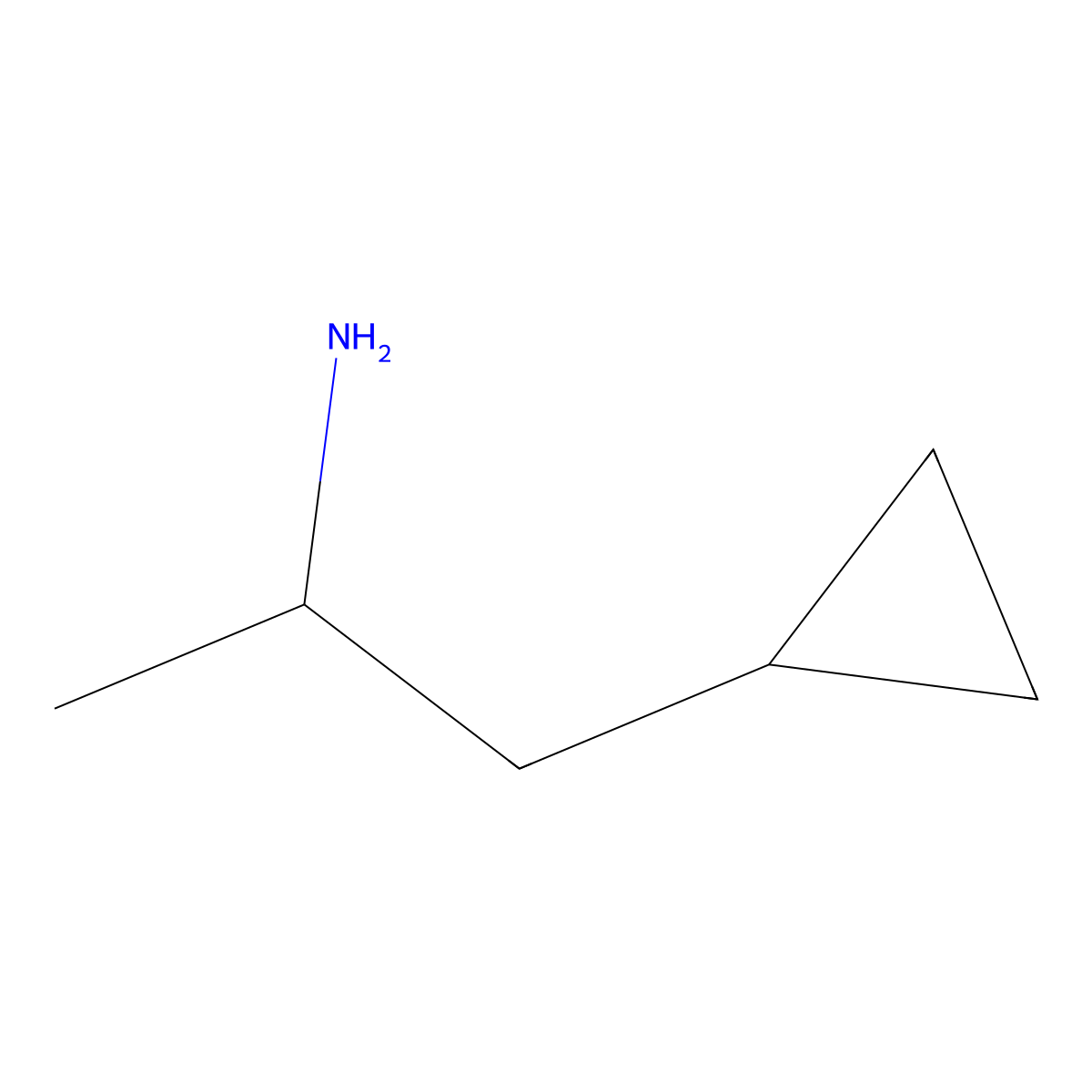 (2R)-1-cyclopropylpropan-2-amine molecular structure, CAS 1335833-08-3