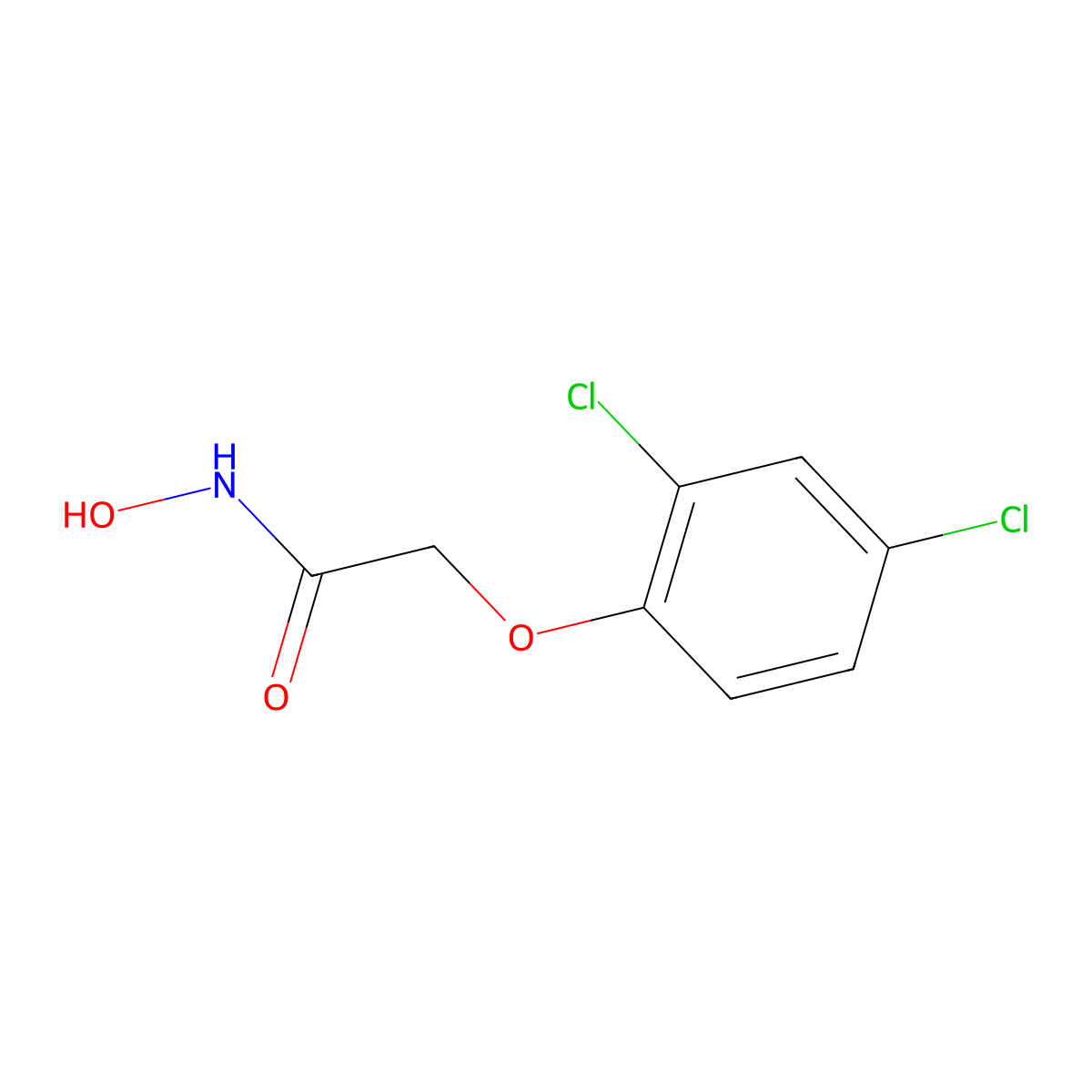 2-(2,4-Dichlorophenoxy)-n-hydroxyacetamide molecular structure, CAS 13359-22-3