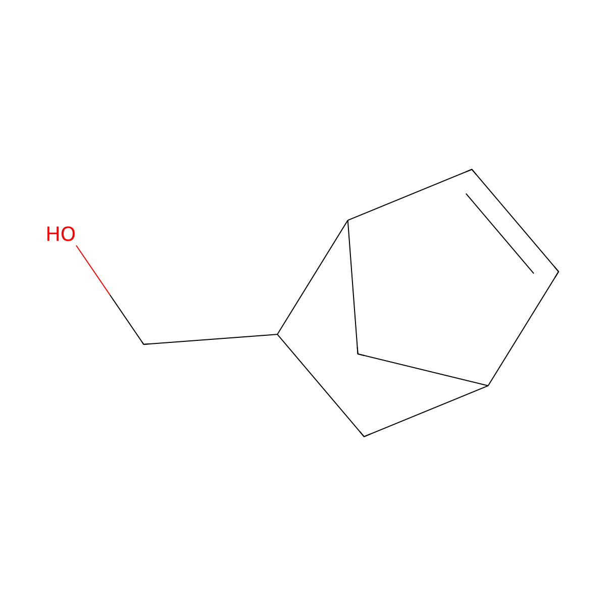 5-Norbornene-2-methanol, exo- molecular structure, CAS 13360-81-1