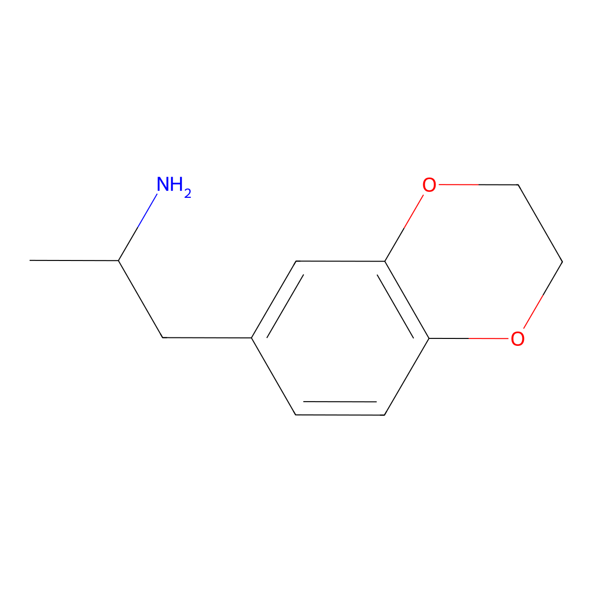 (2R)-1-(2,3-Dihydro-1,4-benzodioxin-6-YL)propan-2-amine molecular structure, CAS 1336072-53-7