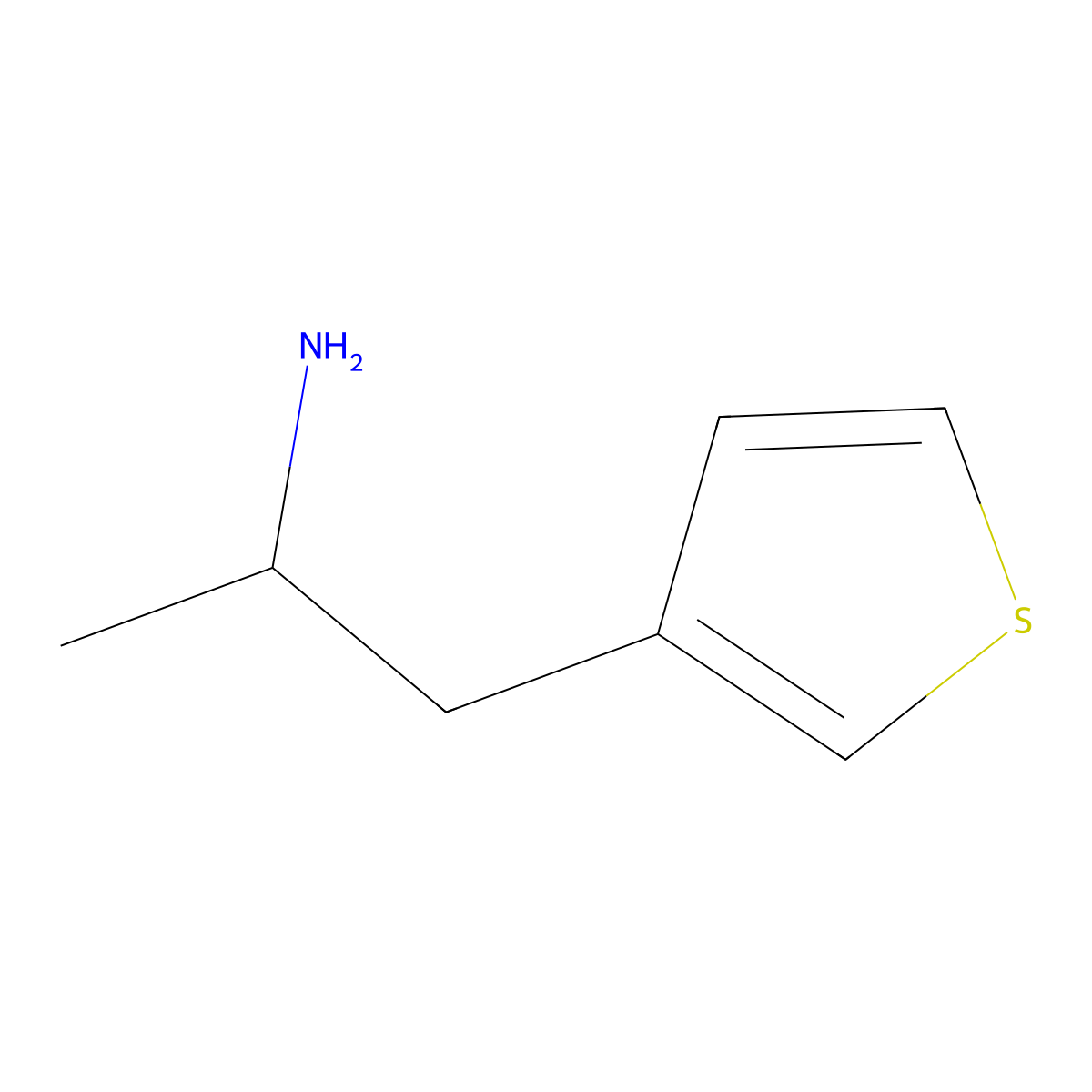(S)-1-(Thiophen-3-yl)propan-2-amine molecular structure, CAS 1336079-26-5