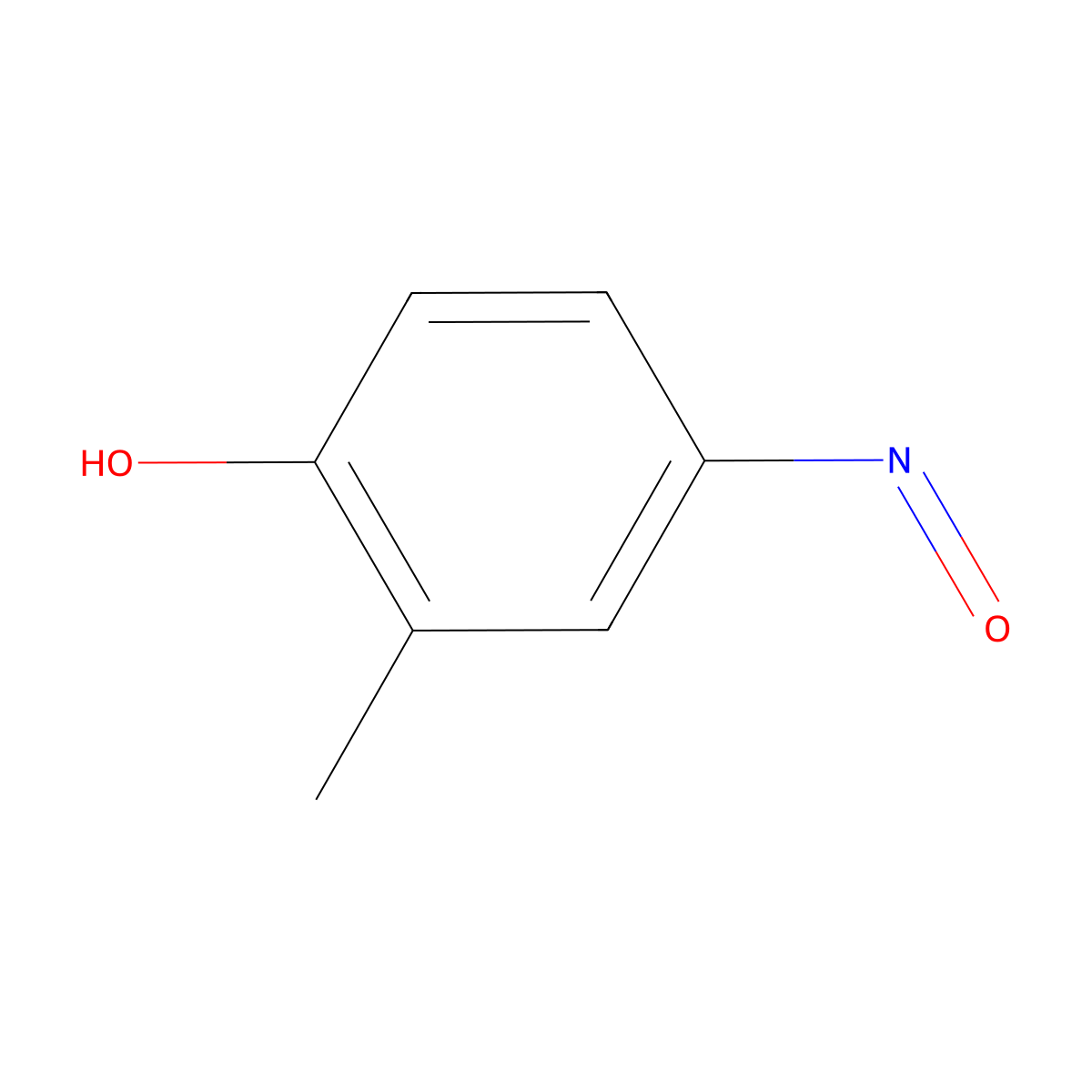2,5-Cyclohexadiene-1,4-dione, 2-methyl-, 4-oxime molecular structure, CAS 13362-33-9