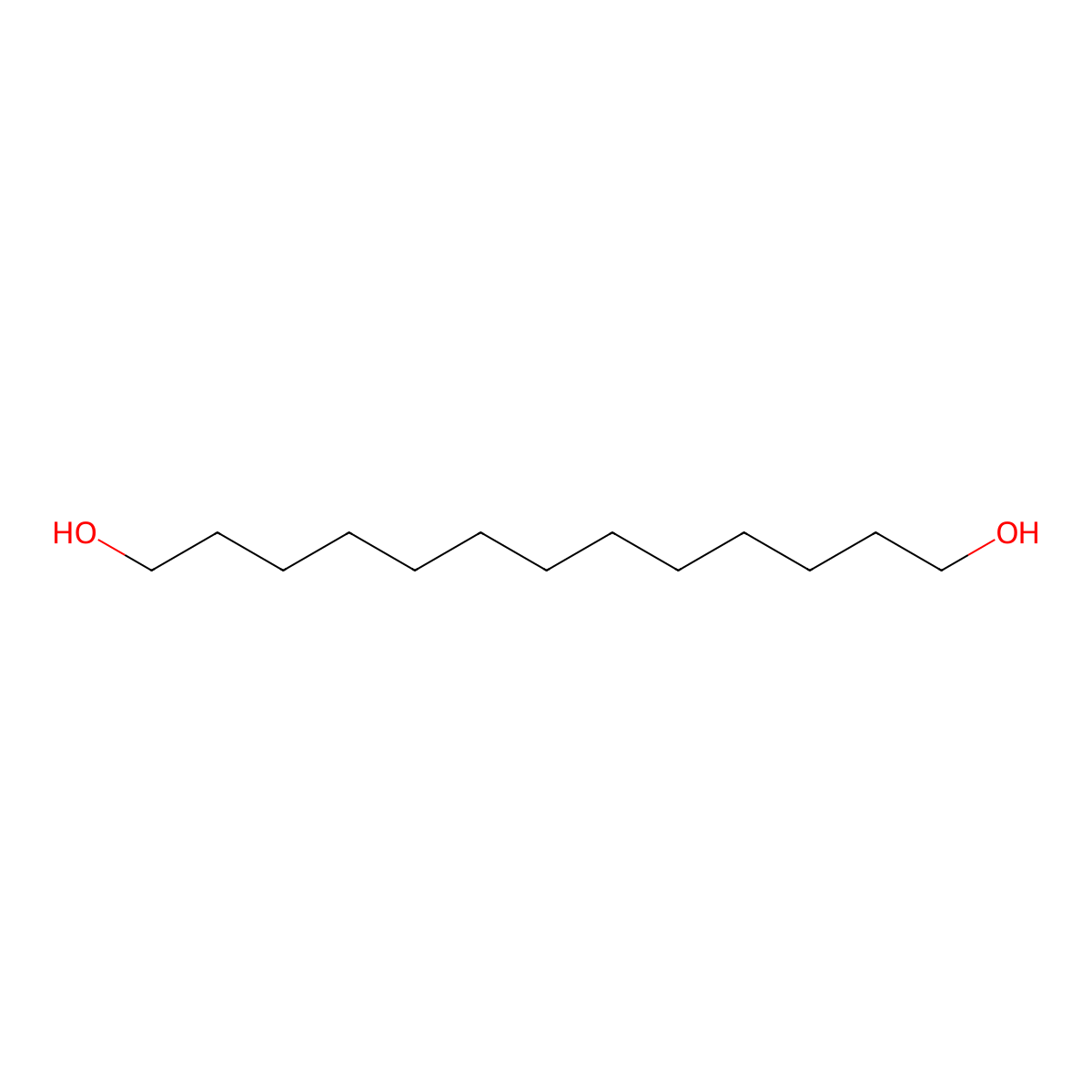 1,13-Tridecanediol molecular structure, CAS 13362-52-2