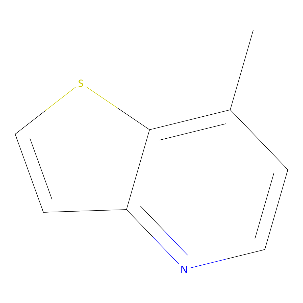 7-Methylthieno(3,2-b)pyridine molecular structure, CAS 13362-83-9