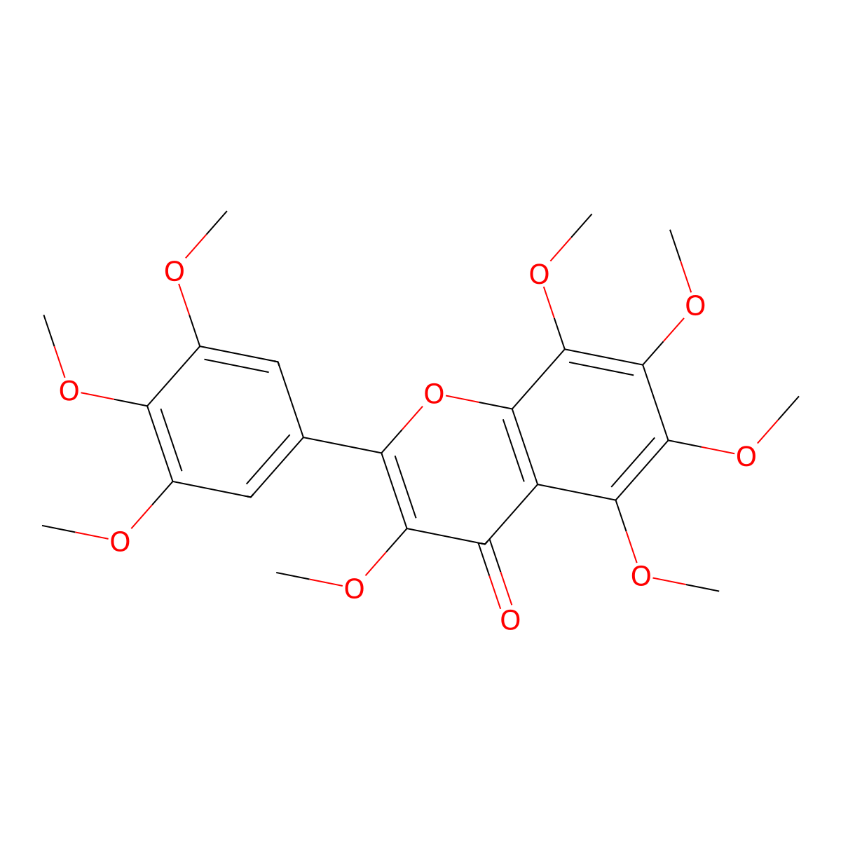 Exoticin molecular structure, CAS 13364-94-8