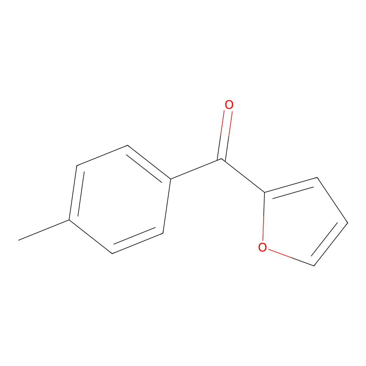 (Furan-2-yl)(4-methylphenyl)methanone molecular structure, CAS 13365-62-3