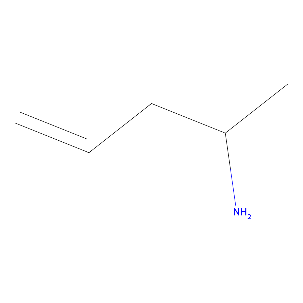 (R)-Pent-4-en-2-amine molecular structure, CAS 1336671-24-9