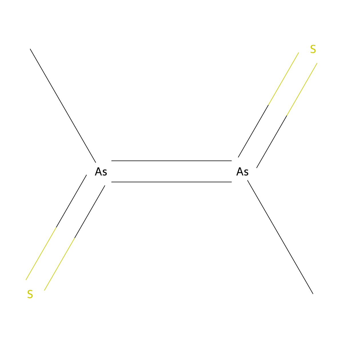 Methyl-[methyl(sulfanylidene)-lambda5-arsanylidene]-sulfanylidene-lambda5-arsane molecular structure, CAS 13367-92-5