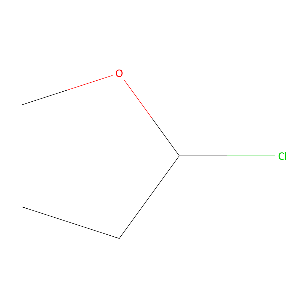 Furan, 2-chlorotetrahydro- molecular structure, CAS 13369-70-5