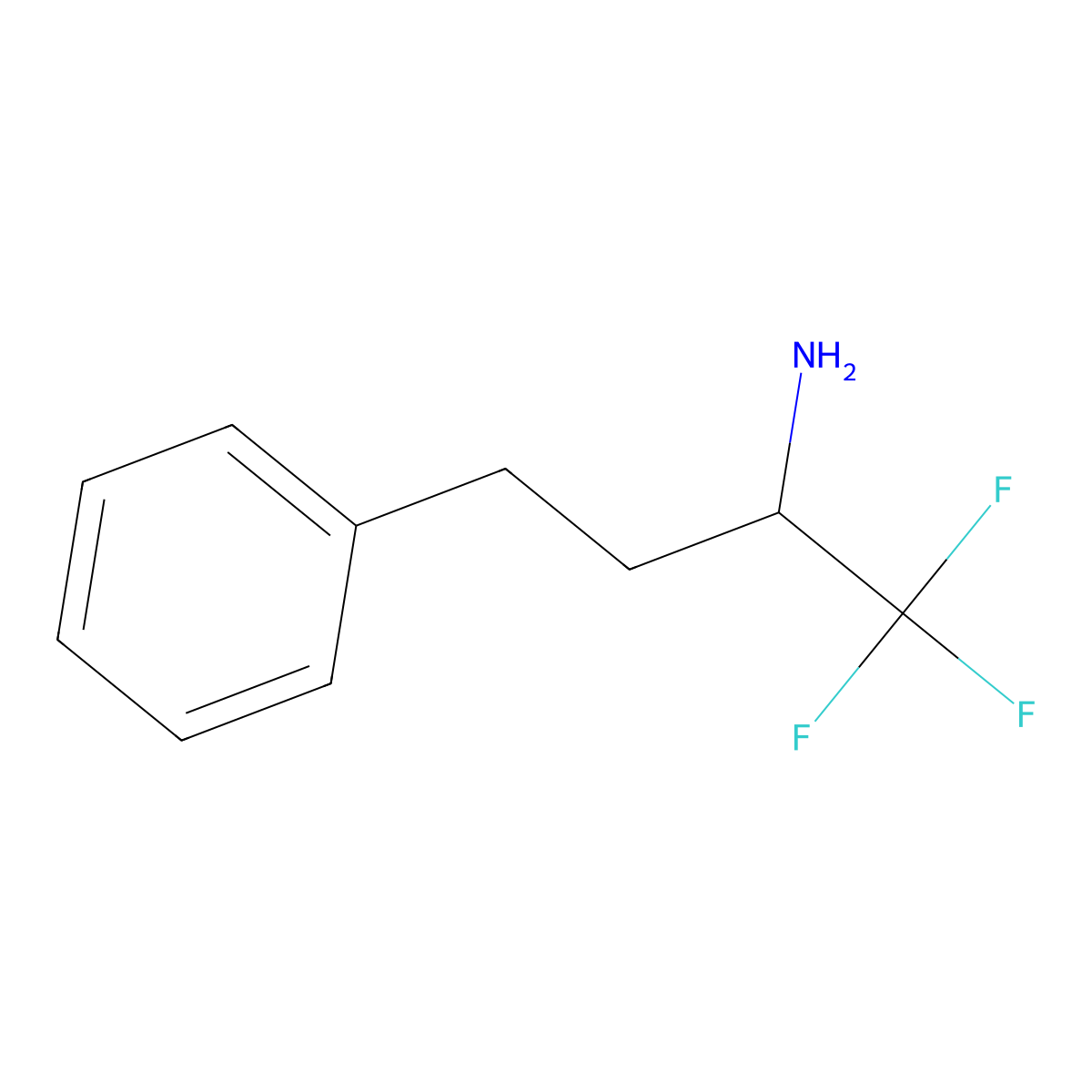 1,1,1-Trifluoro-4-phenylbutan-2-amine molecular structure, CAS 1336956-13-8
