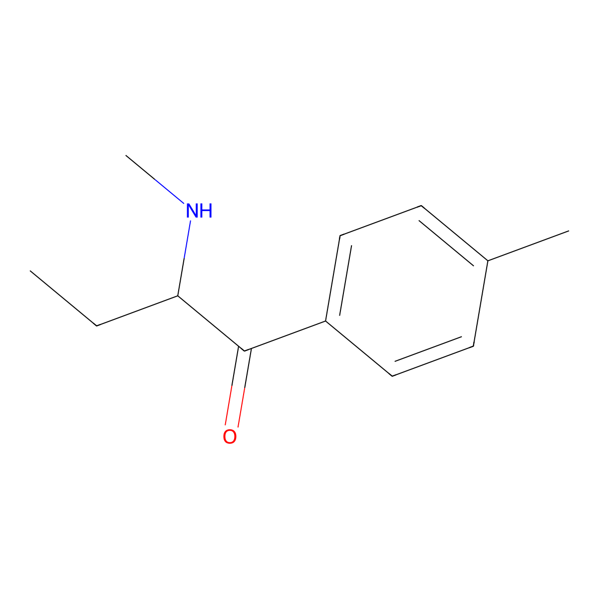 2-(Methylamino)-1-(4-methylphenyl)-1-butanone molecular structure, CAS 1337016-51-9