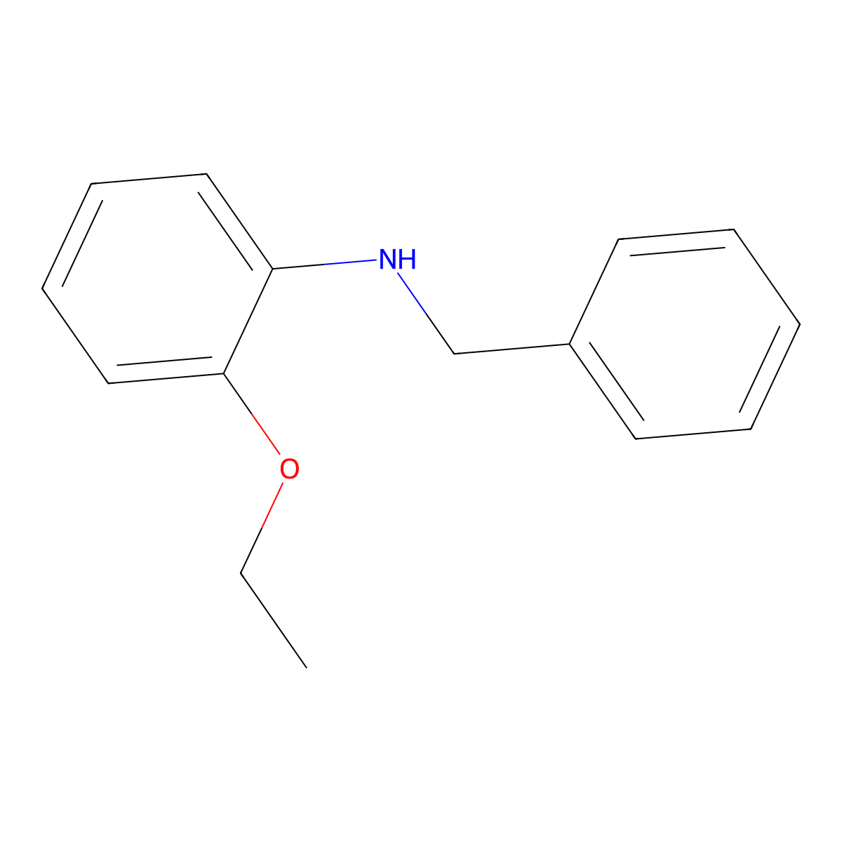 N-Benzyl-o-phenetidine molecular structure, CAS 13371-95-4