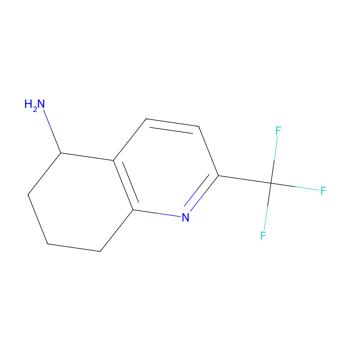 2-(Trifluoromethyl)-5,6,7,8-tetrahydroquinolin-5-amine molecular structure, CAS 1337121-94-4
