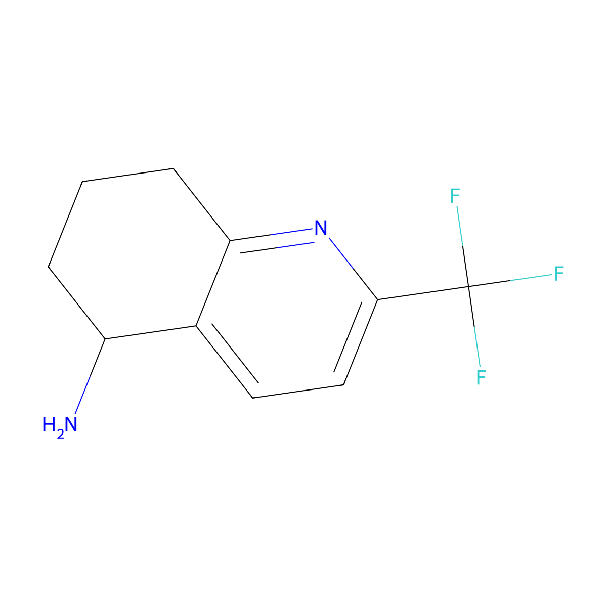 2-(Trifluoromethyl)-5,6,7,8-tetrahydroquinolin-5-amine molecular structure, CAS 1337121-94-4