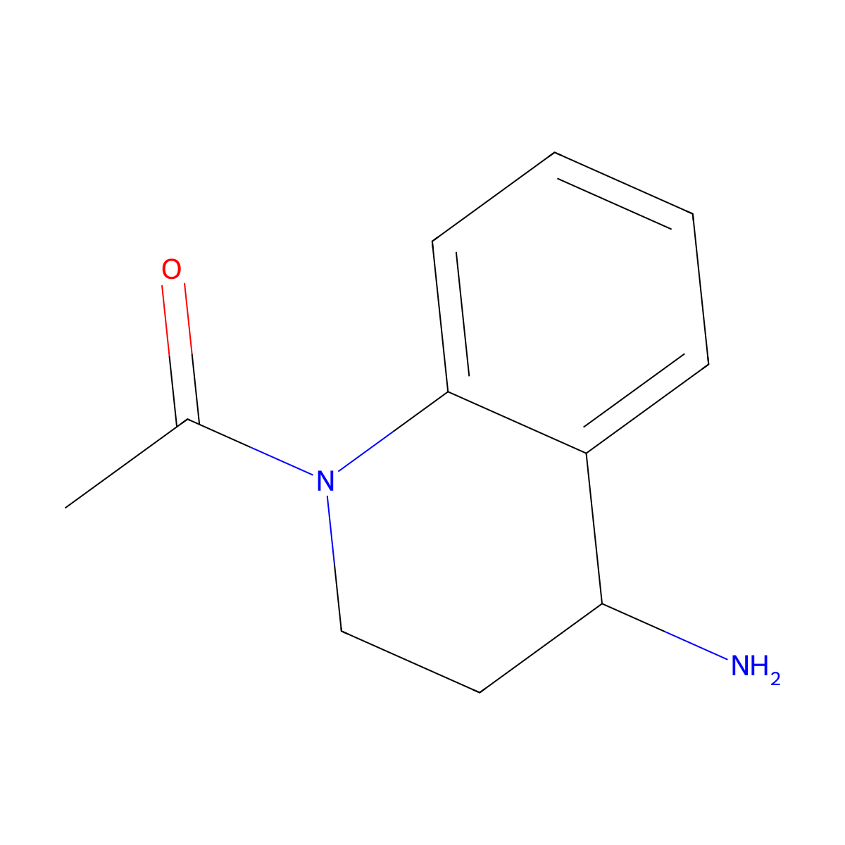 1-(4-Amino-1,2,3,4-tetrahydroquinolin-1-yl)ethan-1-one molecular structure, CAS 1337246-46-4