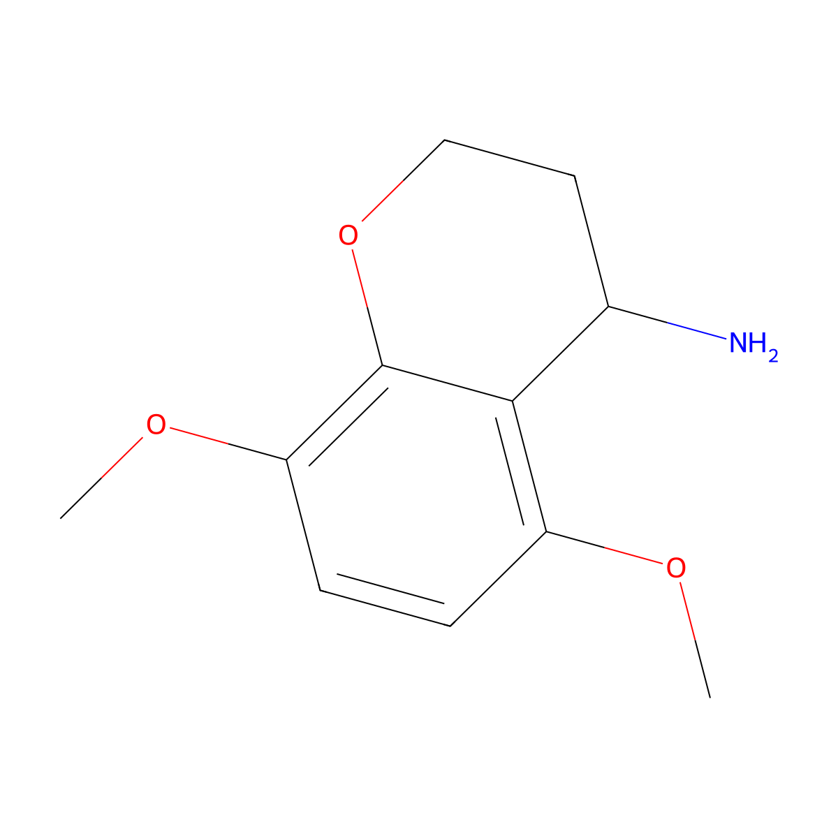 5,8-Dimethoxychroman-4-amine molecular structure, CAS 1337248-81-3