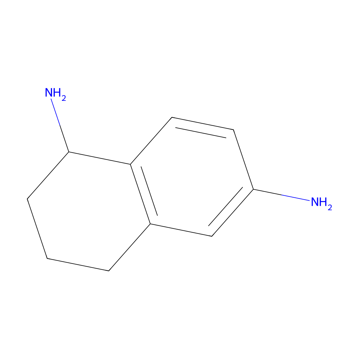 1,2,3,4-Tetrahydronaphthalene-1,6-diamine molecular structure, CAS 1337248-83-5