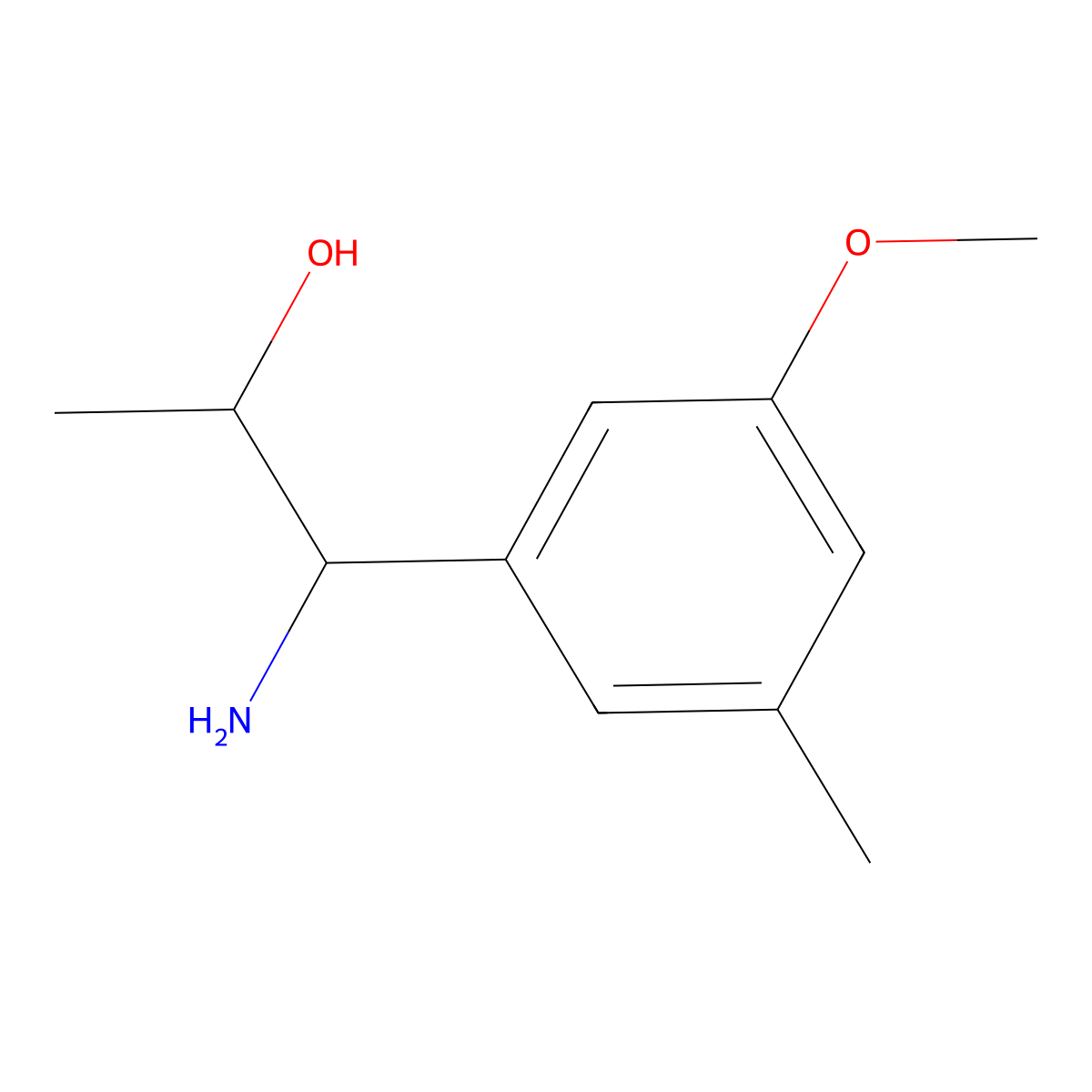 1-Amino-1-(3-methoxy-5-methylphenyl)propan-2-OL molecular structure, CAS 1337295-15-4