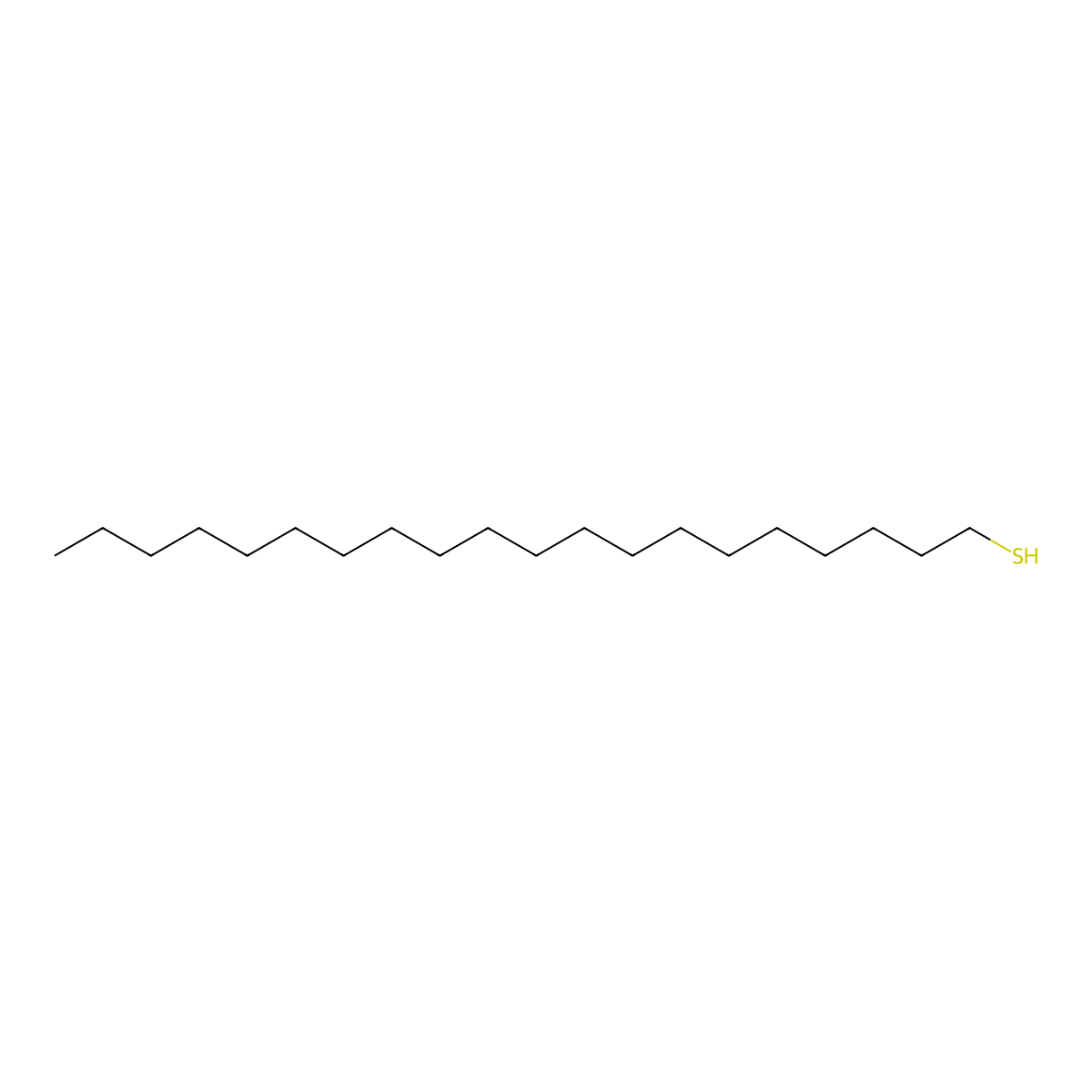 1-Eicosanethiol molecular structure, CAS 13373-97-2