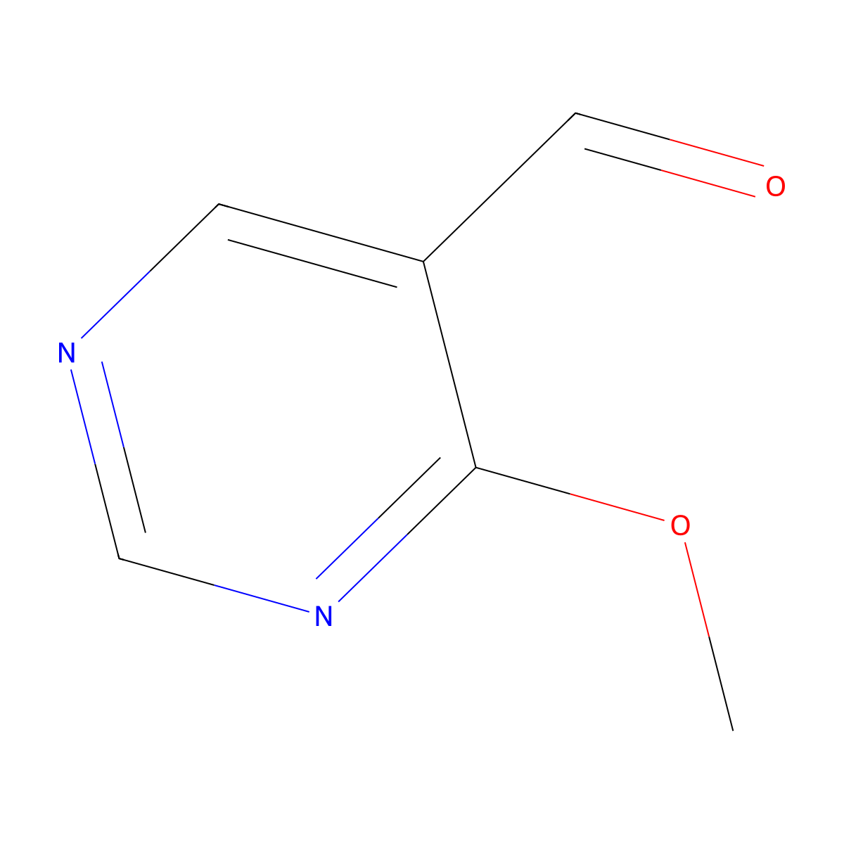 4-Methoxypyrimidine-5-carbaldehyde molecular structure, CAS 133731-61-0