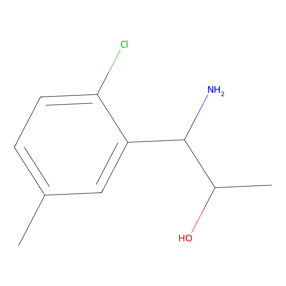 1-Amino-1-(2-chloro-5-methylphenyl)propan-2-OL molecular structure, CAS 1337340-49-4