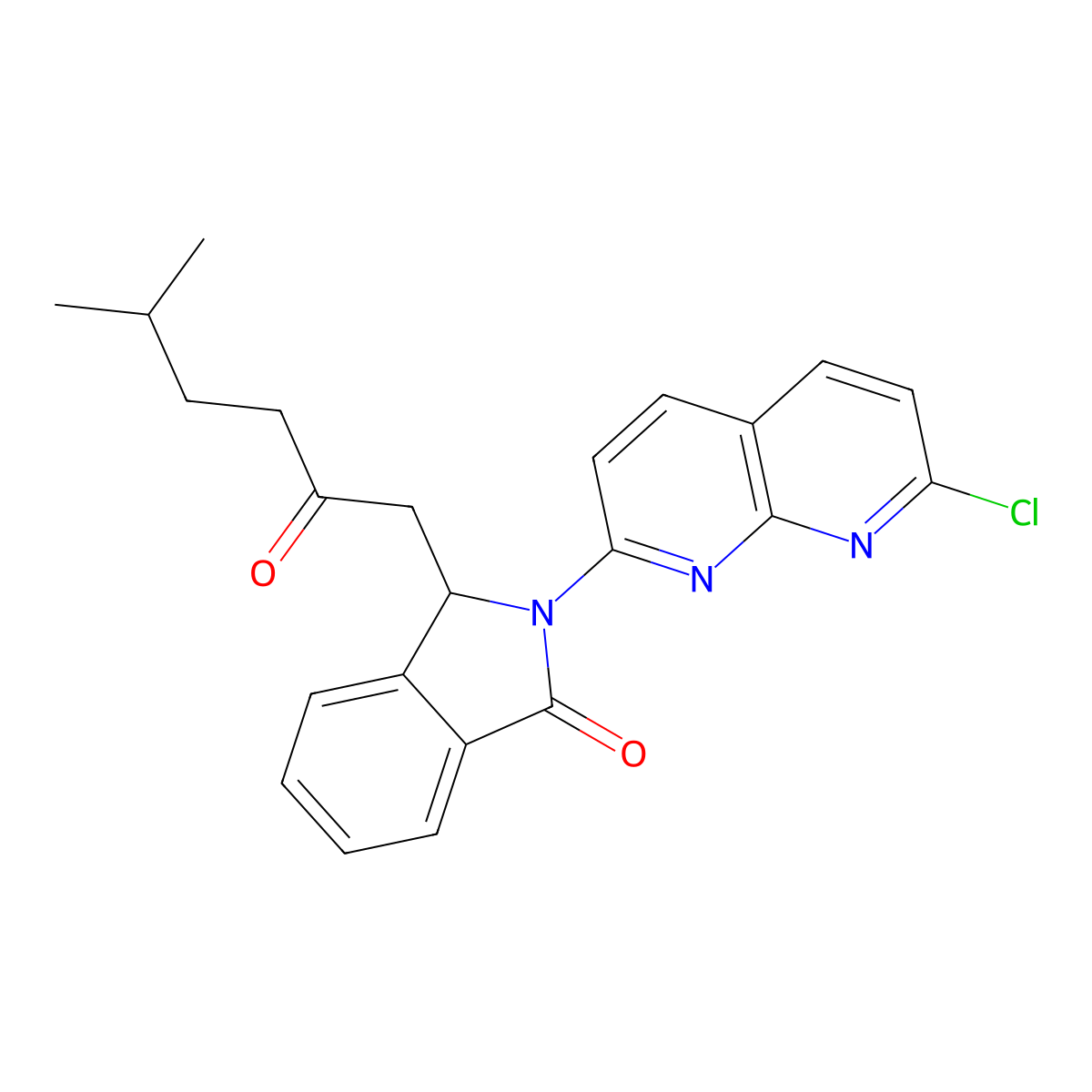 Pagoclone molecular structure, CAS 133737-32-3