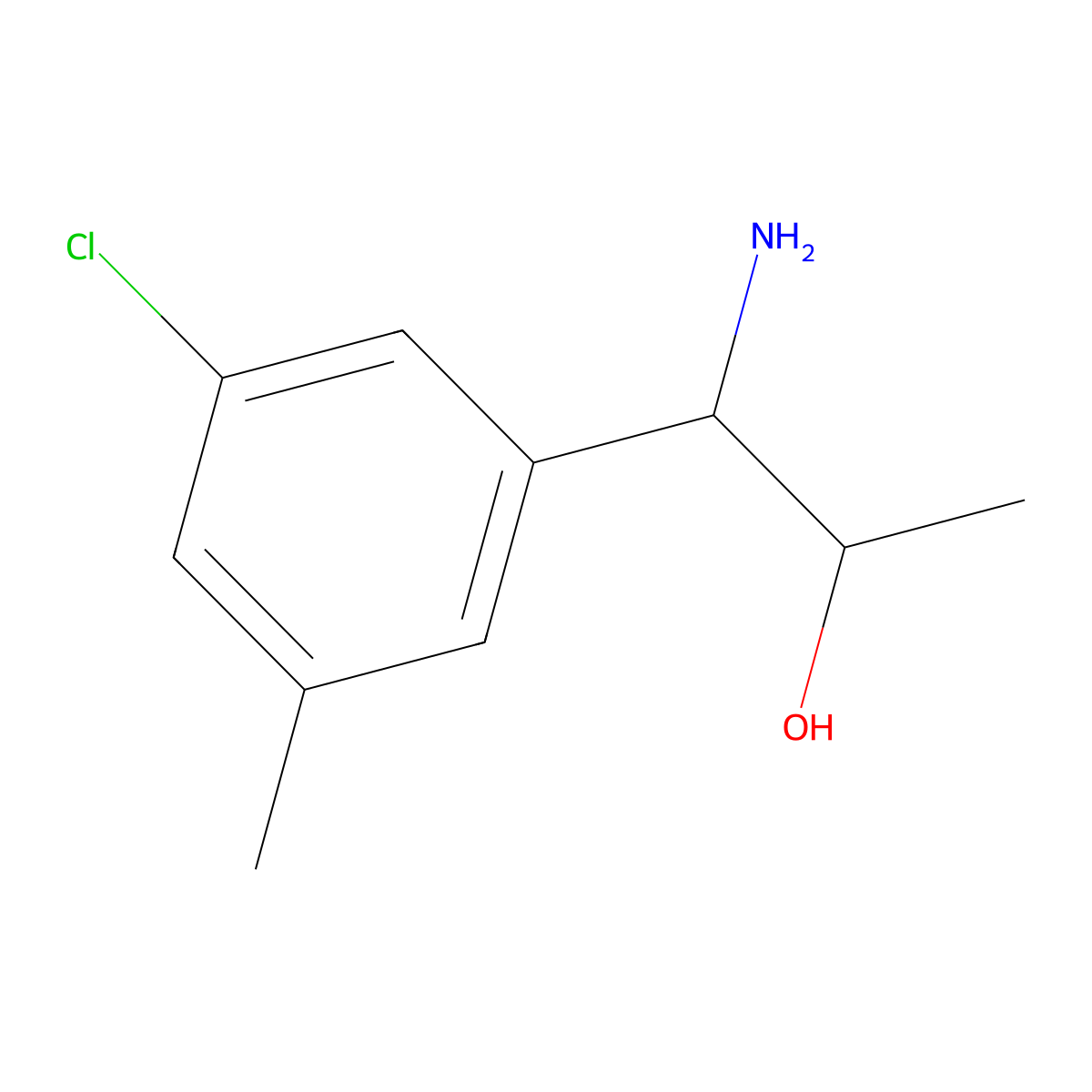 1-Amino-1-(3-chloro-5-methylphenyl)propan-2-OL molecular structure, CAS 1337424-22-2