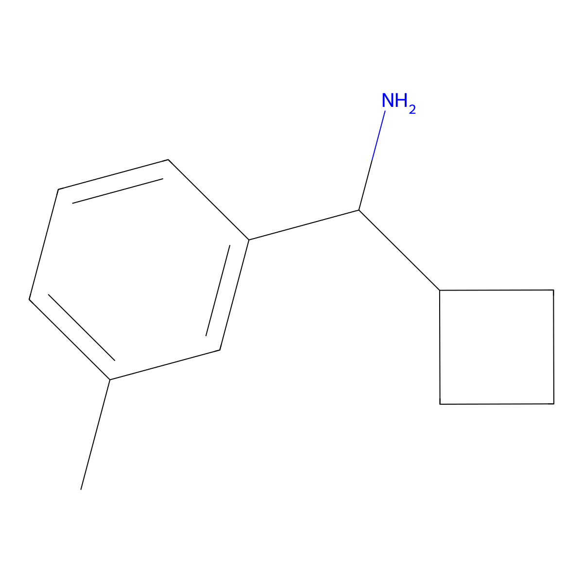 Cyclobutyl(m-tolyl)methanamine molecular structure, CAS 1337425-52-1