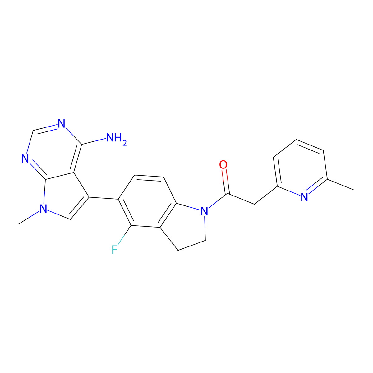 Gsk2656157 molecular structure, CAS 1337532-29-2