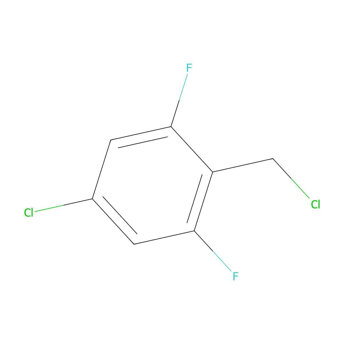 5-Chloro-2-(chloromethyl)-1,3-difluorobenzene molecular structure, CAS 1337606-51-5