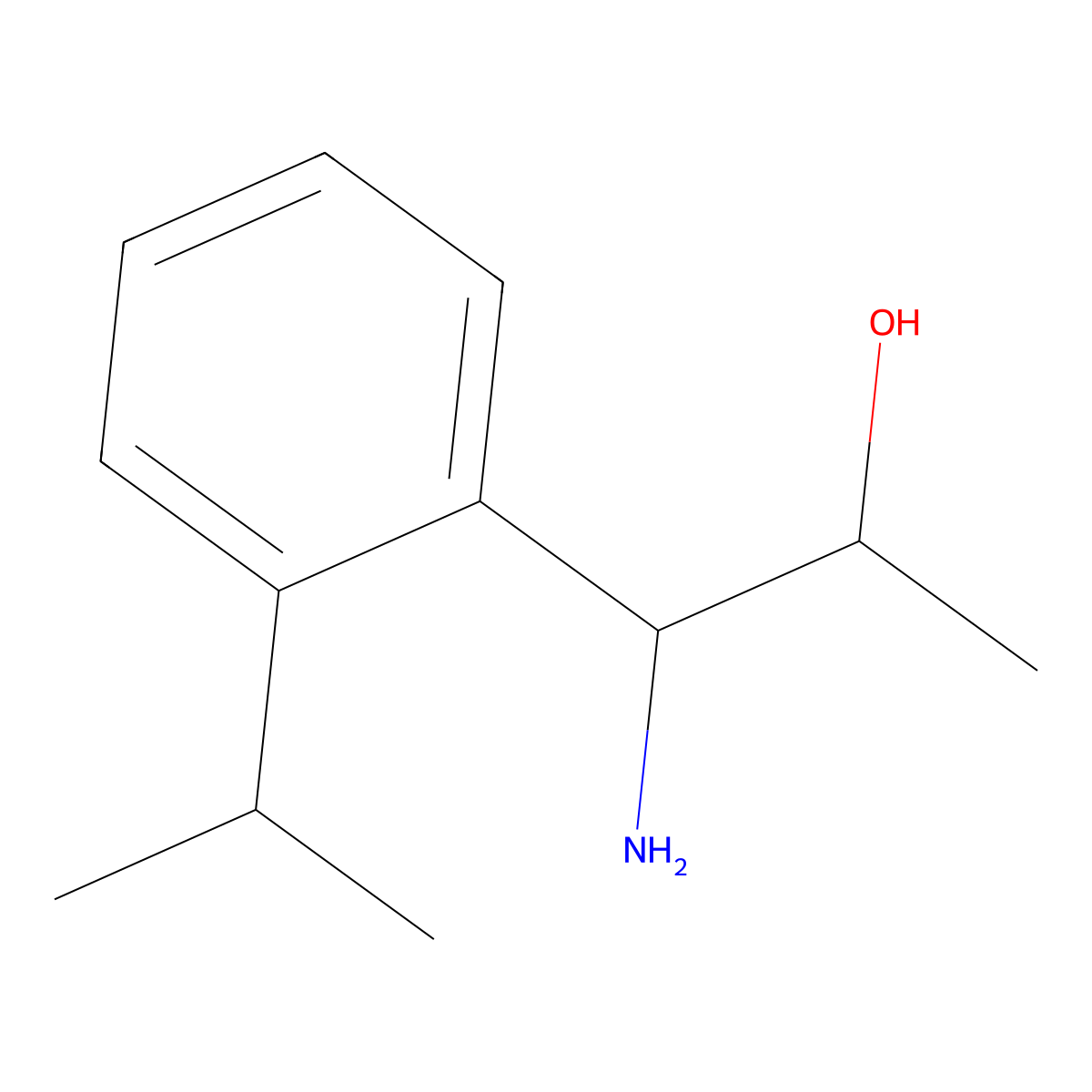 1-Amino-1-[2-(propan-2-YL)phenyl]propan-2-OL molecular structure, CAS 1337614-43-3