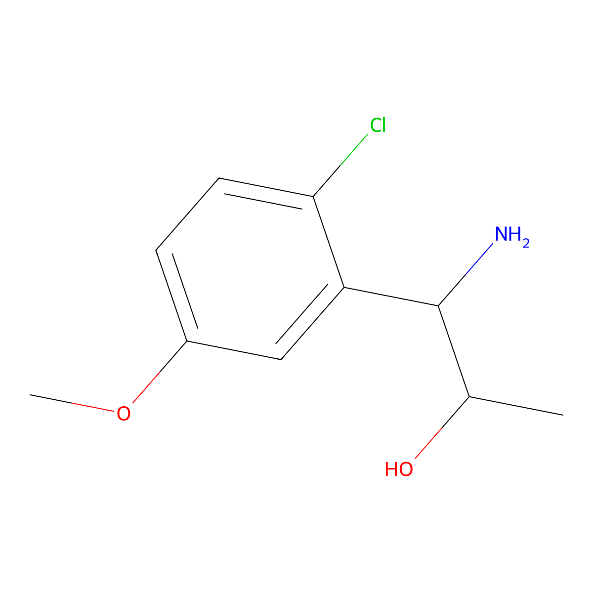 1-Amino-1-(2-chloro-5-methoxyphenyl)propan-2-OL molecular structure, CAS 1337649-77-0